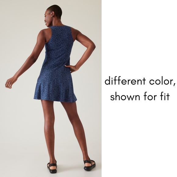 NEW Athleta Santorini Thera Printed Dress Medium - Picture 5 of 17